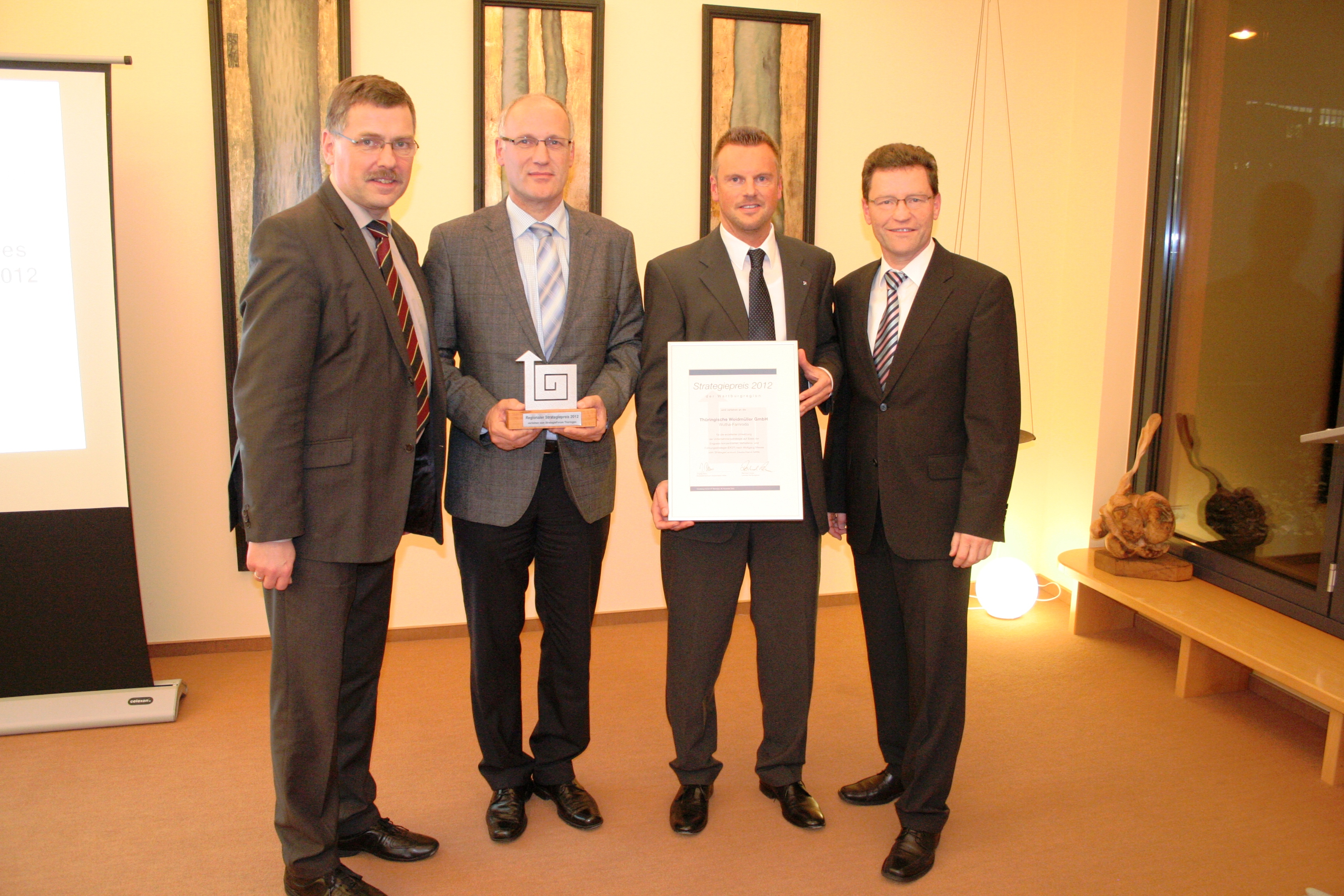 Strategiepreis 2012 der Wartburgregion verliehen