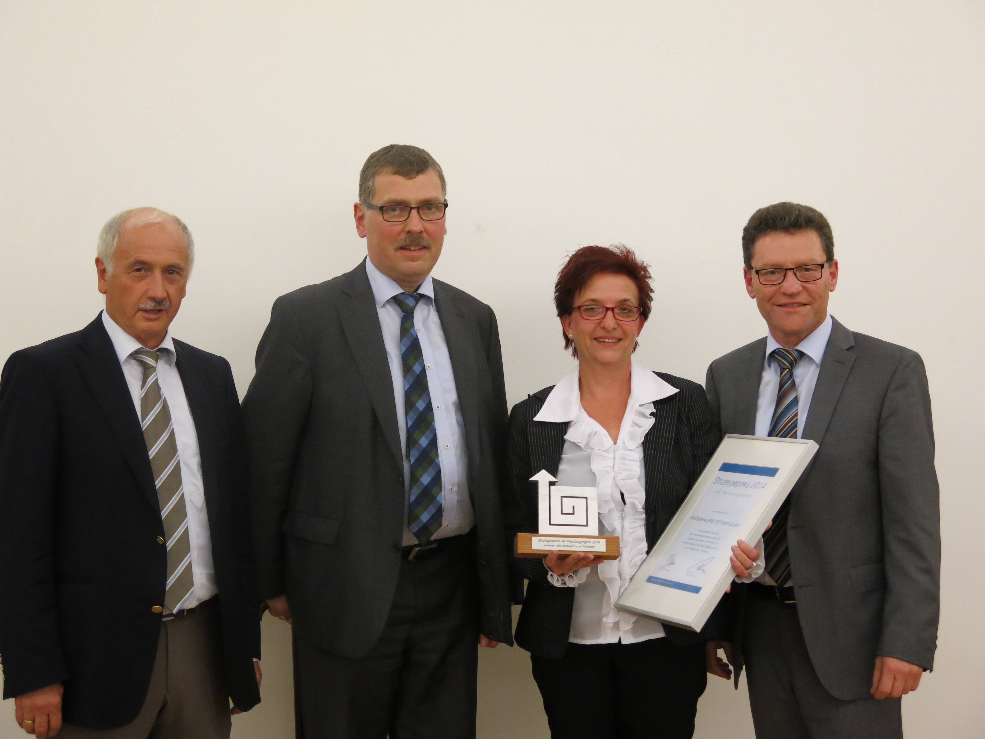 Zum vierten Mal verliehen: Strategiepreis der Wartburgregion